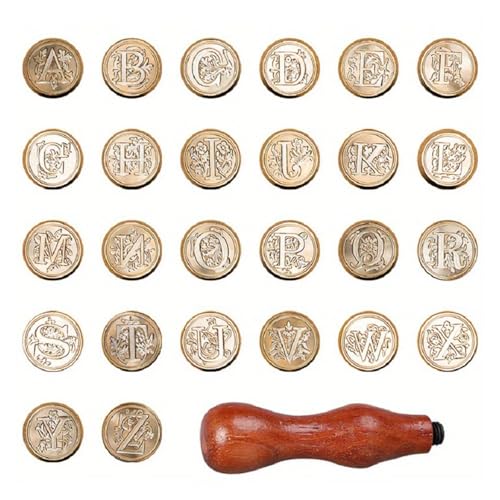 Wachse Seal Stempel Set Alphabets Versiegelungsstempel Kits Versiegelung Wachsen Stempel von Hrtyvhin