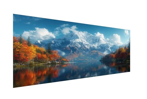 Diamond Painting XXL 100x200cm,5D Diamond Painting Landschaft Diamond Painting Erwachsene,Diamant Painting Bilder See Diamond-Painting,für Wohnzimmer Schlafzimmer Wand Dekor,Geschenk Mädchen ZJ-239 von Hsqpoobd