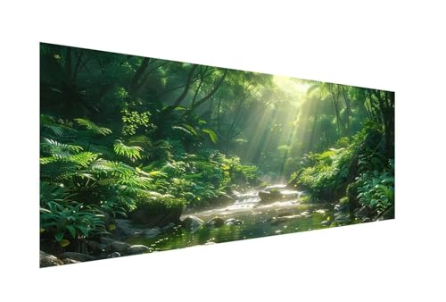 Wald Diamond Painting Erwachsene Groß 100x200cm,Diamond Painting Sonnenlicht Diamant Painting Bilder Kinder,Eckige Diamant Kunst Malerei Stickerei Basteln,Weihnachten Geschsenk,Zuhause Dekor ZJ-208 von Hsqpoobd