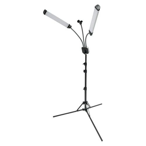 HuKaiL LED Tageslichtlampe, USB 360° Wimpernverlängerung Beauty Light mit Einstellbare Farbtemperatur, 3000-6000K Helligkeit und Höhe, Videolicht Fotolicht Kosmetiklampe TattooLampe mit Teleskopstati HuKaiL LED Tageslichtlampe, USB 360° Wimpernverlängerung Beauty Light mit Einstellbare Farbtemperatur, 3000-6000K Helligkeit und Höhe, Videolicht Fotolicht Kosmetiklampe TattooLampe mit Teleskopstati von HuKaiL