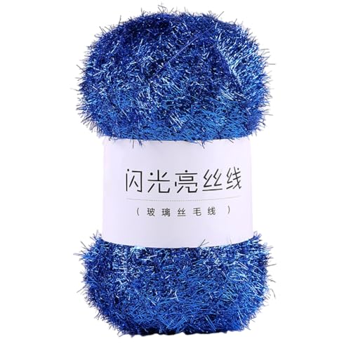 Huamengyuan JubileeYarn bilaterales glitzerndes Garn handgefertigt DIY-Taschentuch Geschirrtuchgarn funkelndes Seidengarn ölabweisendes goldenes Garn Scrubby Sparkle Garn mehrfarbig 20 Stück von Huamengyuan