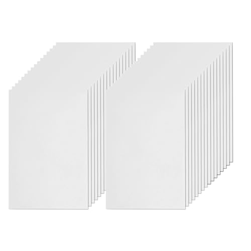 100 Stück Weiße A6 Blanko Postkarten zum Selbstgestalten, 350 g/m² Karteikarten Blanko A6 Papier Karten zum Beschriften, Kartonpapier Bastelkarton zum Bedrucken DIY(148 x 100 mm) von HuangXinyu