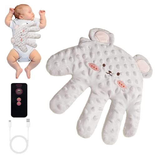 Huayeex Baby Beruhigendes Handflächenkissen, Elektrische Baby Einschlafhilfe Handfläche, Baby Automatisches Klopfen Anti Schrecken Beruhigende Handflächen, Baby Schreckprävention Handschuh, zur von Huayeex