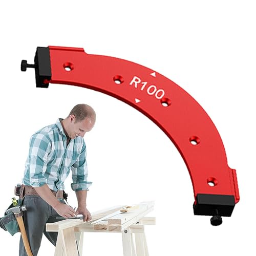 Huayeex Eckradius-Routing-Vorlage – robuste Fräserschablonen aus Aluminiumlegierung, hochpräzise Routing-Vorlage für verbesserte Handwerkskunst von Huayeex