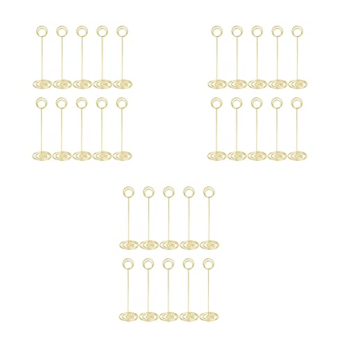 Huhudyy Tischnummernhalter 30 Stücke - 8,75 Platz Karten Halter Hohe Tisch Nummern Ständer für Hochzeits Feier Abschluss Feier von Huhudyy