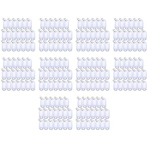 Huhudyy Tragbar Kunststoff Schluesselanhaenger Schluesselschild ID Etiketten 200 Stueck von Huhudyy
