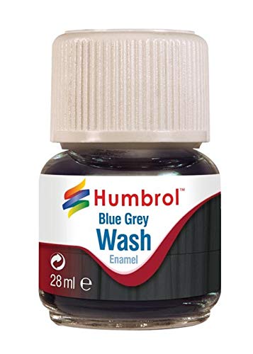 Humbrol AV0206 Emaille-Waschmaschinen, Wasch-Effekt, Blau-Grau, 28 ml von Humbrol