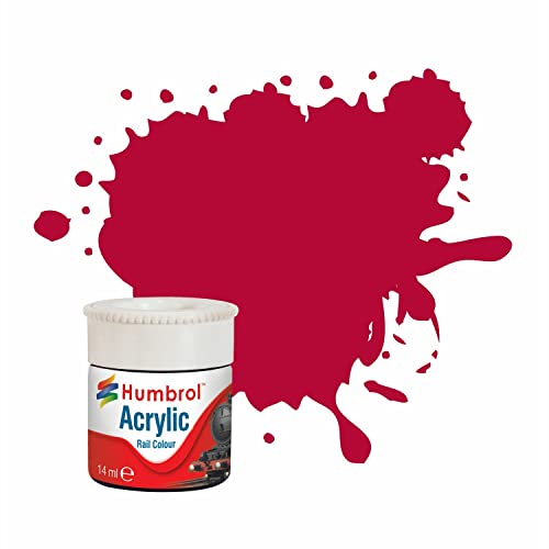 Humbrol Acrylfarbe, 14 ml, Rot von Humbrol