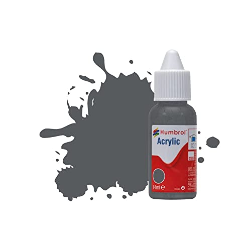 Humbrol Acrylfarbe Nr. 125 US Dunkelgrau – Matt, 14 ml von Humbrol