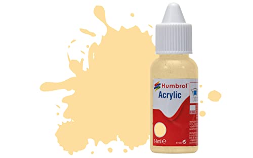 Humbrol Acrylfarbe Nr. 148 Radome Tan Matt Tropfflasche von Humbrol