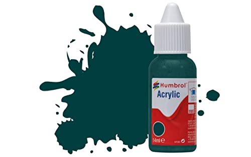 Humbrol Acrylfarbe Nr. 239 Racing Green Gloss Tropfflasche, 14 ml von Humbrol