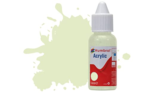 Humbrol Acrylfarbe Nr. 90 Beige Green (auch bekannt als Himmel), matt, 14 ml von Humbrol