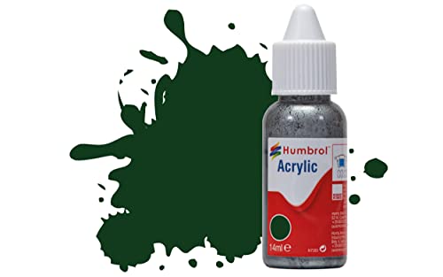 Humbrol DB0003 Acrylic Paint, No 3 Brunswick Green Gloss, 14 ml (Pack of 1) von Humbrol