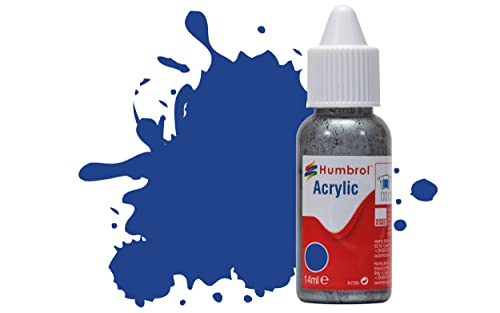 Humbrol DB0025 Acrylic Paint, No 25 Blue-Matt, 14 ml (Pack of 1) von Humbrol