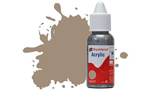 Humbrol DB0072 Acrylic Paint, No 72 Khaki Drill-Matt, 14 ml (Pack of 1) von Humbrol