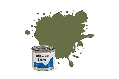 Humbrol Unbekannt 14 ML Nr. 1 TINLET Emaille Paint 80 (Gras Grün Matt) von Humbrol