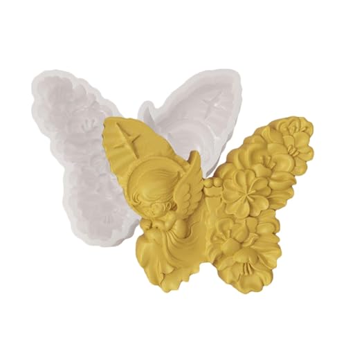 HunicandIU 3D-Schmetterling-Epoxidharz-Formen, Schmetterling-Silikonform für Harz | Relief Schmetterlingsform Auto Freshie Silikonform | Relief-Schmetterlingsform-Silikonform für Fondant, Schokolade, von HunicandIU