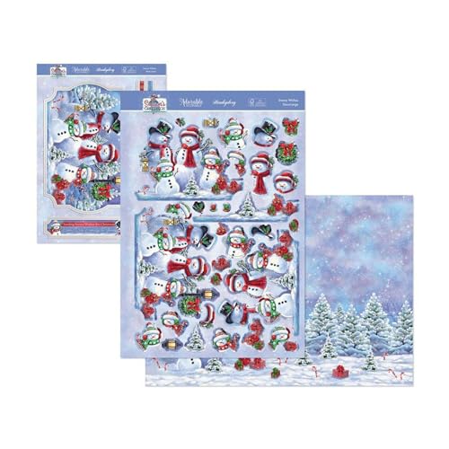 Hunkydory Crafts Season's Greetings Deko-Set "Snowy Wishes", groß von Hunkydory Crafts