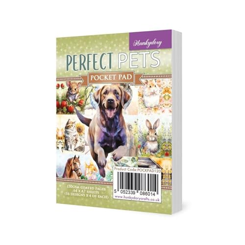 Hunkydory Crafts Perfect Pets Taschenblock – A7-Format von Hunkydory