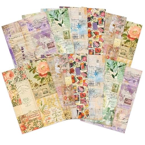 Hunydory Crafts Adorable Scorable Designer-Karten-Packungen (Botanical Scrapbook) von Hunkydory