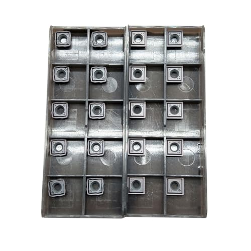 Hunricho 20pcs SCGX/SPGX Carbide Inserts are Suitable for 880 Series Tool Holders, Processing cast Iron and Stainless Steel Parts (SCGX050305-GR and SPGX050305-GR) von Hunricho