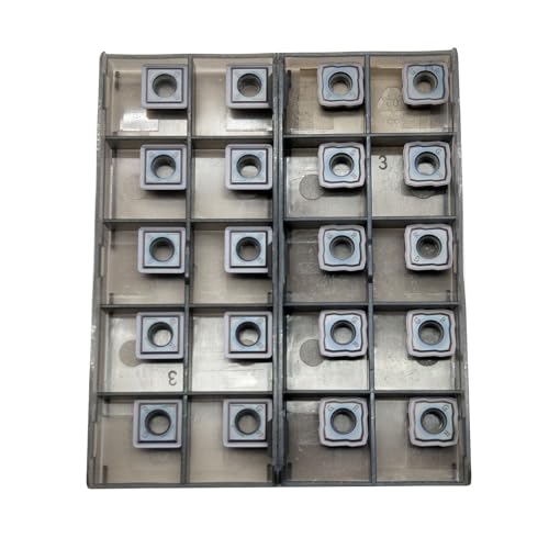 Hunricho 20pcs SCGX/SPGX Carbide Inserts are Suitable for 880 Series Tool Holders, Processing cast Iron and Stainless Steel Parts (SCGX060406-GR and SPGX060406-GR) von Hunricho