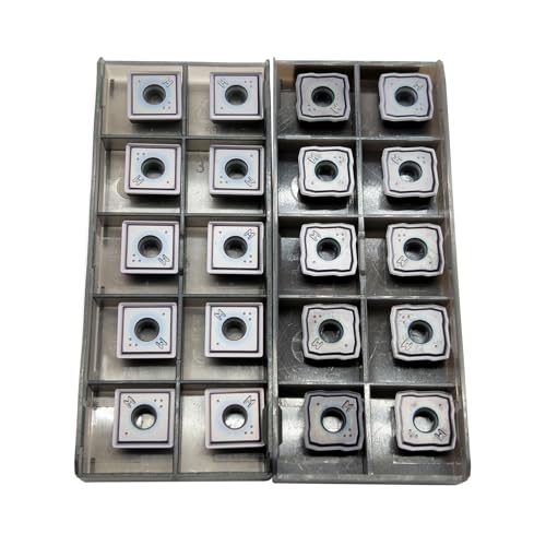 Hunricho 20pcs SCGX/SPGX Carbide Inserts are Suitable for 880 Series Tool Holders, Processing cast Iron and Stainless Steel Parts (SCGX070406-GM and SPGX070406-GM) von Hunricho