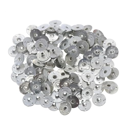 500pcs Candle Dochthalter, 12,5 mm x 4mm Metallkerzen -Wickelhalter, stabil von Huraoerrrr