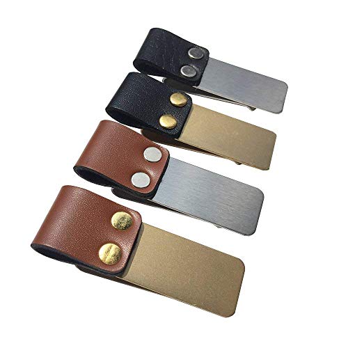 Huudngeje Füllfederhalter Ring Traveler Notebook Leder Stift Halter Mit Edelstahl Clip 4 Packungen von Huudngeje