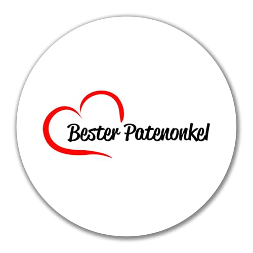 Huuraa Aufkleber Bester Patenonkel Herz Geschenk 10cm Sticker Bester Patenonkel Geschenkidee Huuraa Aufkleber Bester Patenonkel Herz Geschenk 10cm Sticker Bester Patenonkel Geschenkidee von Huuraa