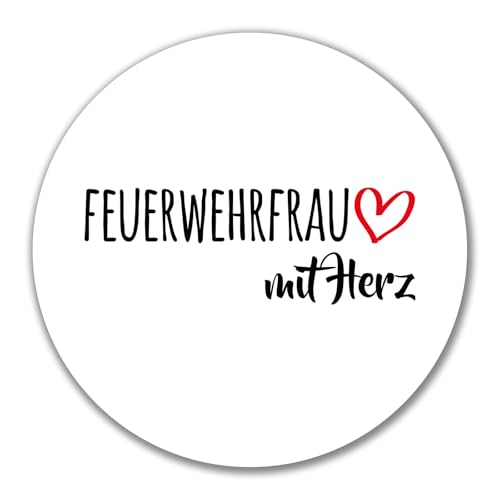 Huuraa Aufkleber Feuerwehrfrau mit Herz Geschenk 10cm Sticker Feuerwehrfrau Geschenkidee Huuraa Aufkleber Feuerwehrfrau mit Herz Geschenk 10cm Sticker Feuerwehrfrau Geschenkidee von Huuraa