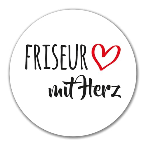 Huuraa Aufkleber Friseur mit Herz Geschenk 10cm Sticker Friseur Geschenkidee Huuraa Aufkleber Friseur mit Herz Geschenk 10cm Sticker Friseur Geschenkidee von Huuraa