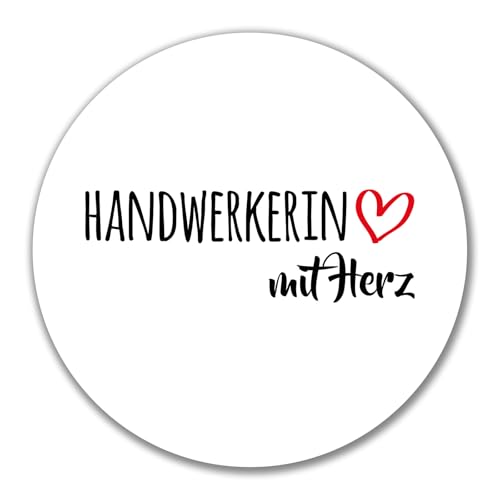 Huuraa Aufkleber Handwerkerin mit Herz Geschenk 10cm Sticker Handwerkerin Geschenkidee Huuraa Aufkleber Handwerkerin mit Herz Geschenk 10cm Sticker Handwerkerin Geschenkidee von Huuraa