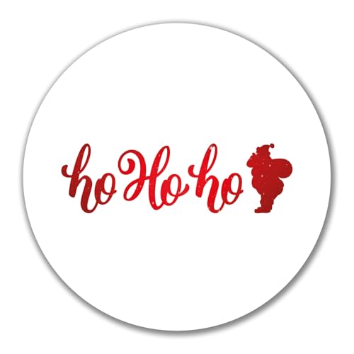 Huuraa Aufkleber Ho Ho Ho Weihnachtsmann Geschenk 10cm Sticker Ho Ho Ho Geschenkidee Huuraa Aufkleber Ho Ho Ho Weihnachtsmann Geschenk 10cm Sticker Ho Ho Ho Geschenkidee von Huuraa