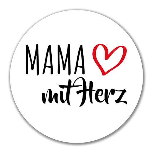 Huuraa Aufkleber Mama mit Herz Geschenk 10cm Sticker Mama Geschenkidee Huuraa Aufkleber Mama mit Herz Geschenk 10cm Sticker Mama Geschenkidee von Huuraa