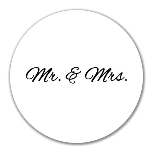 Huuraa Aufkleber Mr. & Mrs. Schriftzug Geschenk 10cm Sticker Mr. & Mrs. Geschenkidee Huuraa Aufkleber Mr. & Mrs. Schriftzug Geschenk 10cm Sticker Mr. & Mrs. Geschenkidee von Huuraa