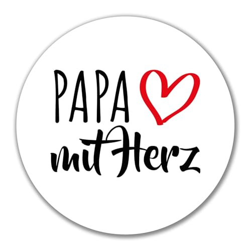 Huuraa Aufkleber Papa mit Herz Geschenk 10cm Sticker Papa Geschenkidee Huuraa Aufkleber Papa mit Herz Geschenk 10cm Sticker Papa Geschenkidee von Huuraa