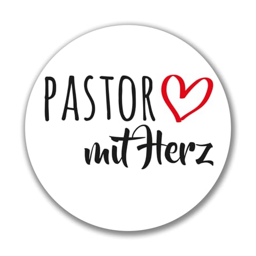 Huuraa Aufkleber Pastor mit Herz Geschenk Sticker 10cm Pastor Geschenkidee Huuraa Aufkleber Pastor mit Herz Geschenk Sticker 10cm Pastor Geschenkidee von Huuraa