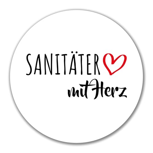 Huuraa Aufkleber Sanitäter mit Herz Geschenk 10cm Sticker Sanitäter Geschenkidee Huuraa Aufkleber Sanitäter mit Herz Geschenk 10cm Sticker Sanitäter Geschenkidee von Huuraa