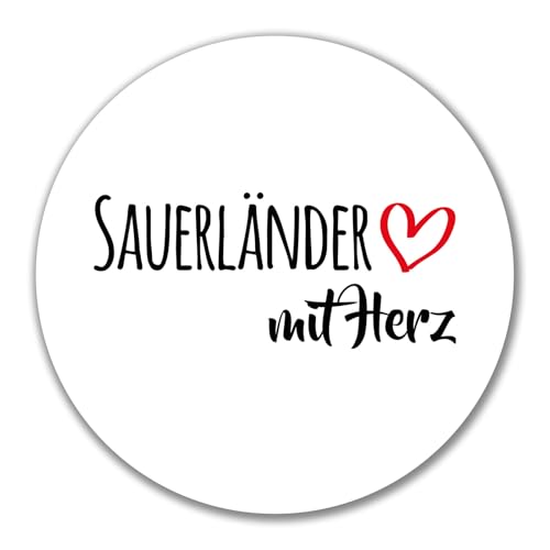 Huuraa Aufkleber Sauerländer mit Herz Geschenk 10cm Sticker Sauerländer Geschenkidee Huuraa Aufkleber Sauerländer mit Herz Geschenk 10cm Sticker Sauerländer Geschenkidee von Huuraa