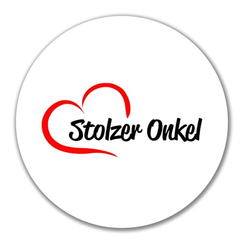 Huuraa Aufkleber Stolzer Onkel Herz Geschenk 10cm Sticker Stolzer Onkel Geschenkidee Huuraa Aufkleber Stolzer Onkel Herz Geschenk 10cm Sticker Stolzer Onkel Geschenkidee von Huuraa