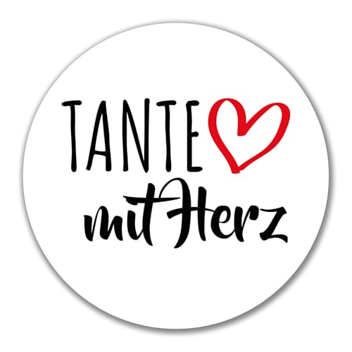 Huuraa Aufkleber Tante mit Herz Geschenk 10cm Sticker Tante Geschenkidee Huuraa Aufkleber Tante mit Herz Geschenk 10cm Sticker Tante Geschenkidee von Huuraa