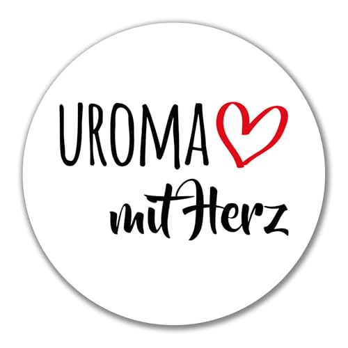Huuraa Aufkleber Uroma mit Herz Geschenk 10cm Sticker Uroma Geschenkidee Huuraa Aufkleber Uroma mit Herz Geschenk 10cm Sticker Uroma Geschenkidee von Huuraa