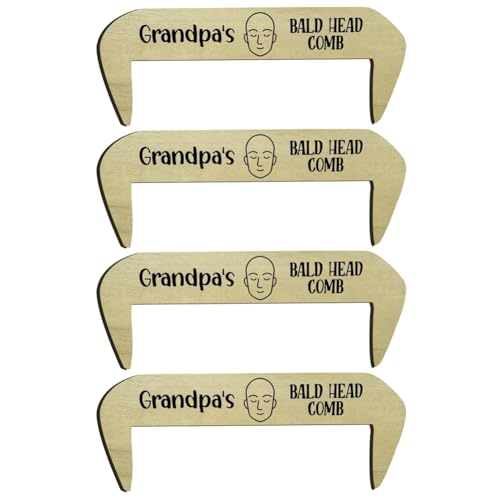 Hxhsgmeh Lustiger Holzkamm Als Geschenk, Zahnlos, Basteln, Glatzenkamm, Überraschungsgeschenk für Männer mit Glatze, B Hxhsgmeh Lustiger Holzkamm Als Geschenk, Zahnlos, Basteln, Glatzenkamm, Überraschungsgeschenk für Männer mit Glatze, B von Hxhsgmeh