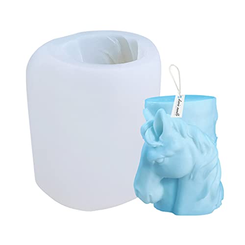 Silikonform für Seife, Kerzen, Fondant, Kuchen, Schokolade, 3D-Tierbär, Elch, kleine Silikonformen von Hxyxbnhno