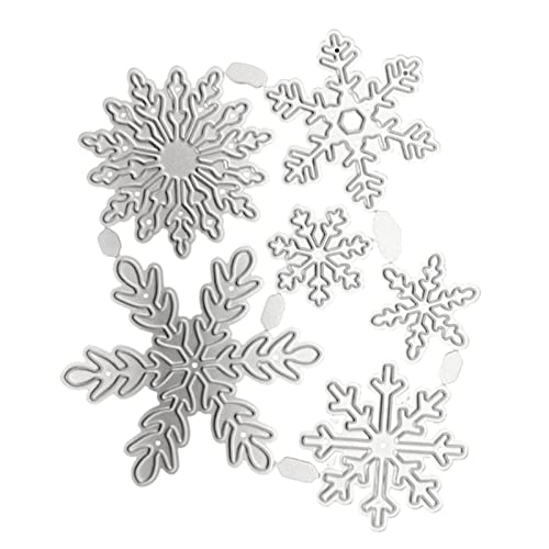 Weihnachts-Schneeflocken-Metall-Stanzformen, Schablone, Scrapbooking, Album, Papier, Karte, Vorlage, Basteldekoration von Hxyxbnhno