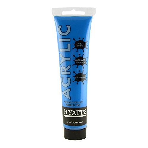 Hyatt's - Acrylfarbe - 75 ml - Neon Blau von Hyatt's