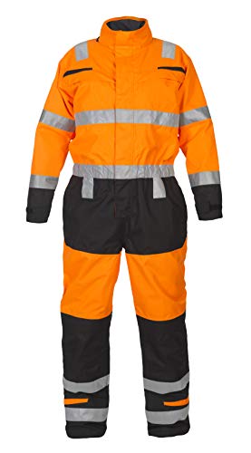 Hydrowear 072397OB Ubbena Winter-Overall Orange/Schwarz Größe M von Hydrowear