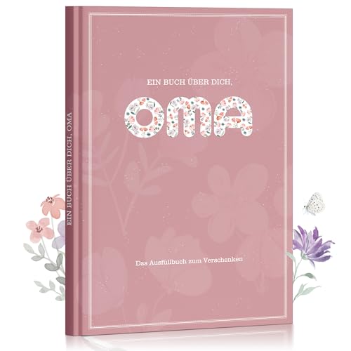 Buch über Oma als Geschenk, Oma was kannst du erzählen | Das persönliche Ausfüllbuch für die Lebensgeschichte deiner Oma | Verschenken für die Oma zum Geburtstag, Weihachten oder Muttertag von Hyggartn