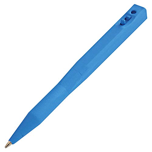 Kunststoff Kugelschreiber, Schreibstift, Kuli, detektierbar, ohne Clip, blau, blaue Schrift, sehr robust, HACCP von Hygienical Betriebsbedarf